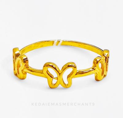 Merchant9 Cincin Emas Butterfly Minimalist
