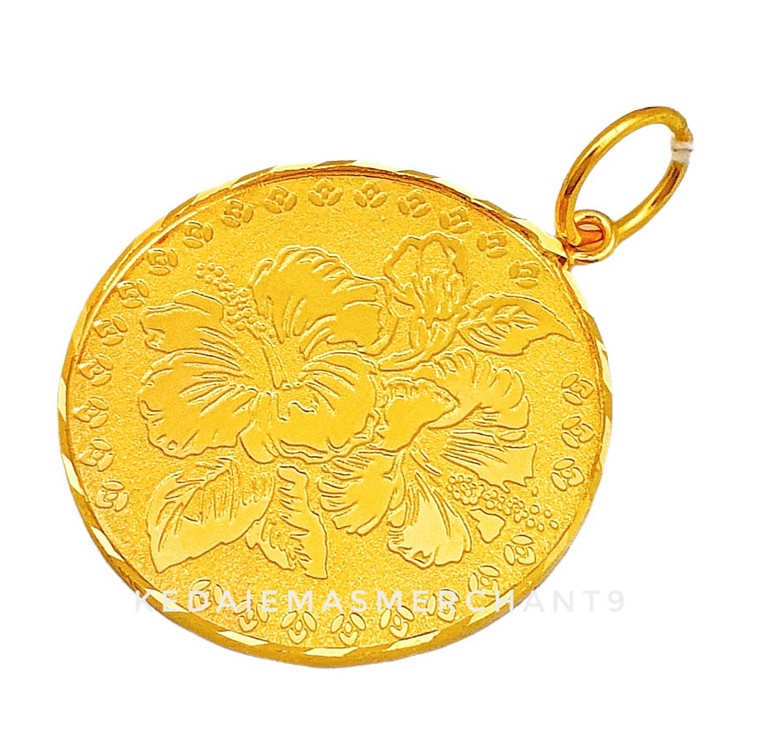Merchant9 Loket Syiling Bunga Raya L:2.3CM