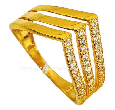 Merchant9 Cincin Emas Lvisa Elsa 3 Layer