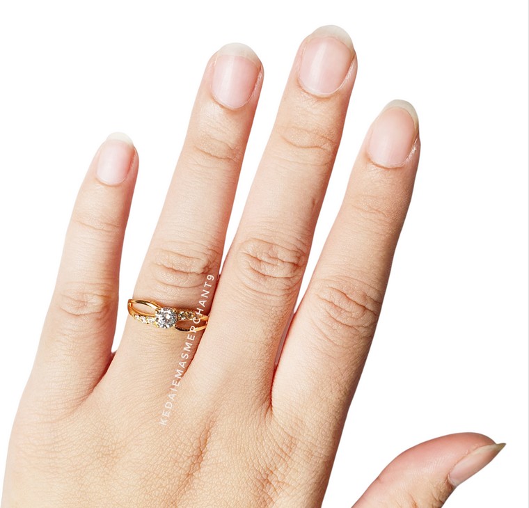 Merchant9 Cincin Emas Permata M6035