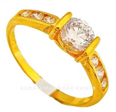 Merchant9 Cincin Emas Permata 916 M6690