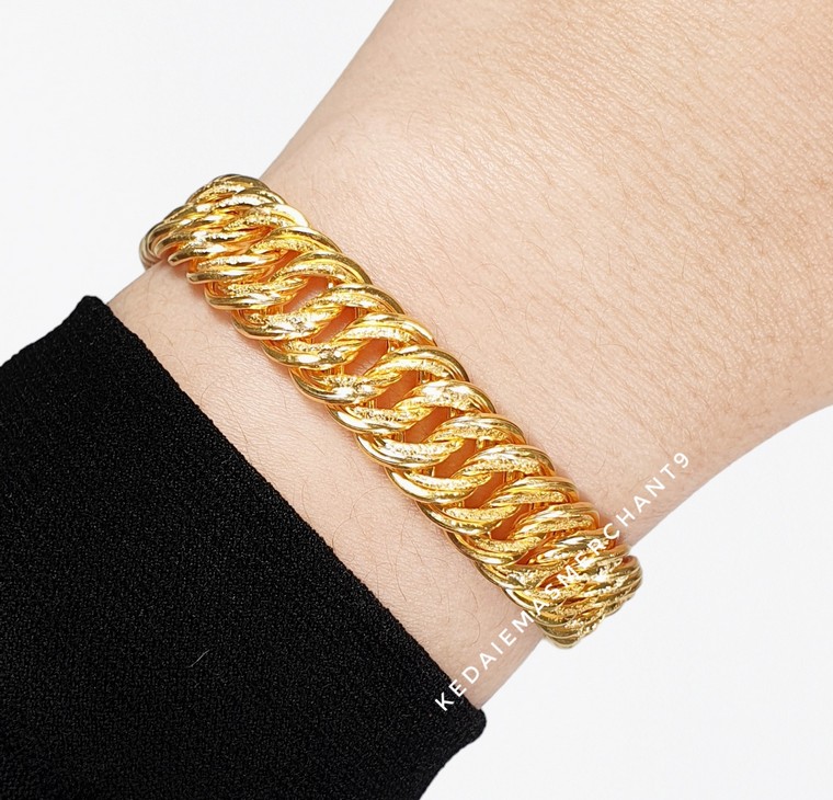 Merchant9 Rantai Tangan Coco Kait 2 Pasir L:1.4CM