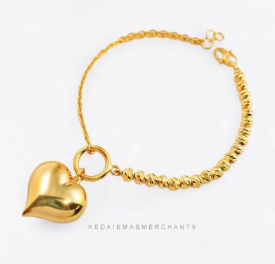 Merchant9 Rantai Tangan Italian Double Sauh Choker Love