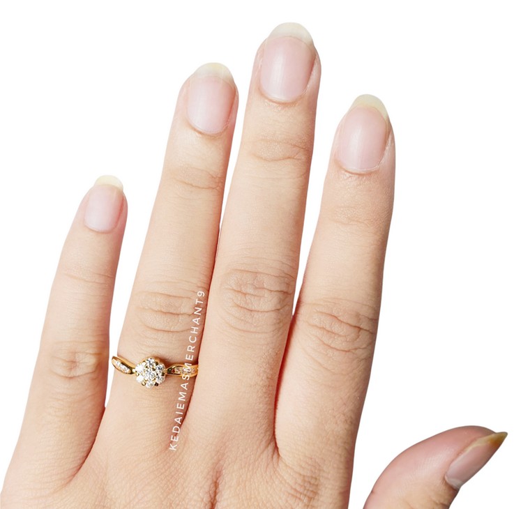 Merchant9 Cincin Emas Permata 6082
