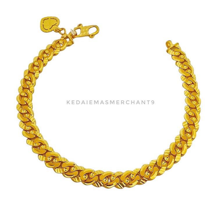 Merchant9 Rantai Tangan Puteri Padu L:0.6CM