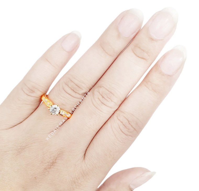 Merchant9 Cincin Emas Permata 6326