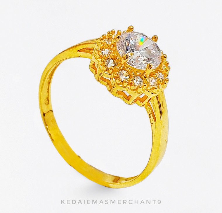 Merchant9 Cincin Emas Permata Cera BR9048