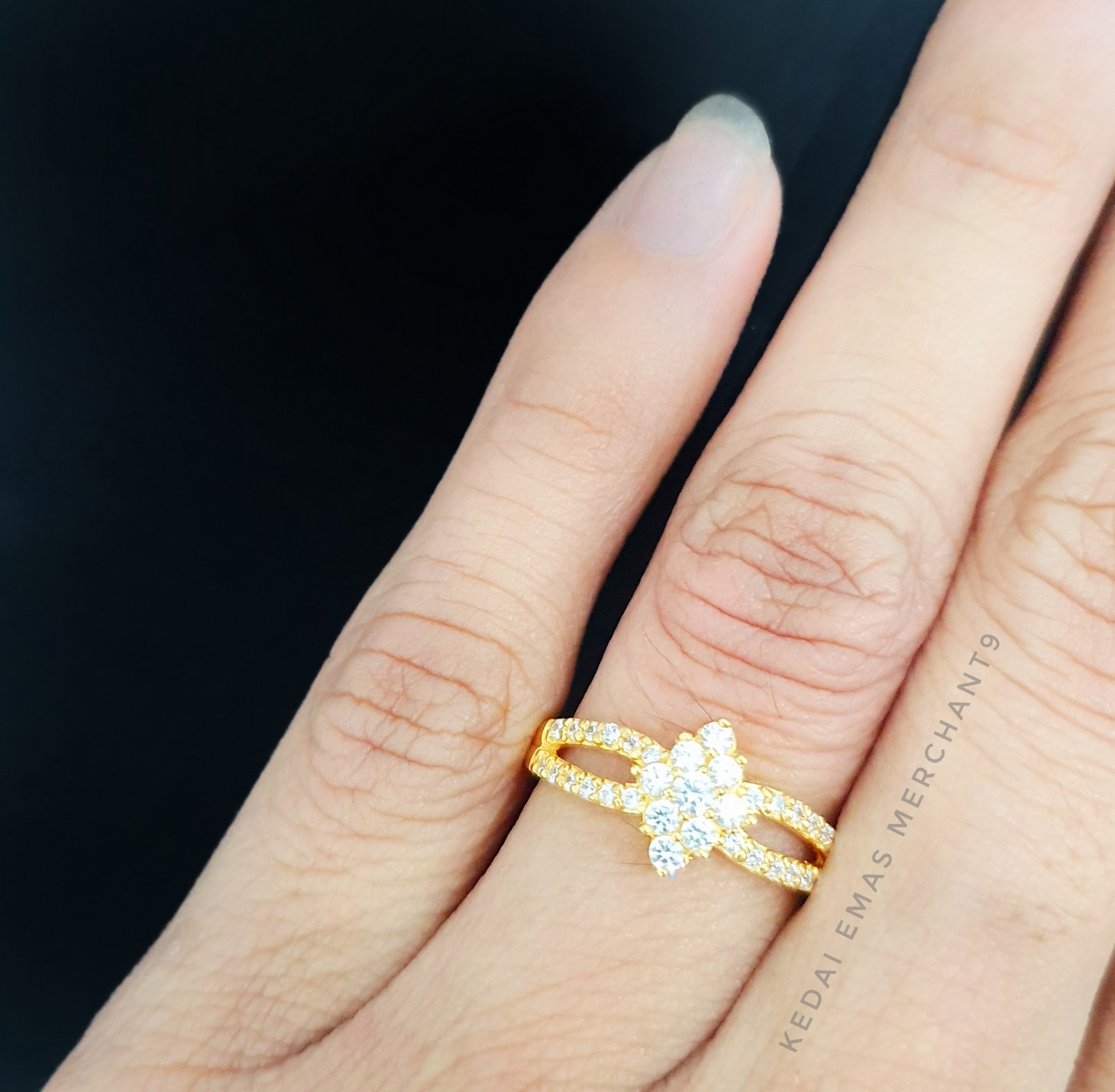 Merchant9 Cincin Emas Permata Cera M9216