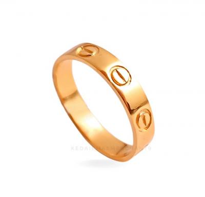 Merchant9 Cincin Emas Belah Rotan Ctier Padu L:0.4CM