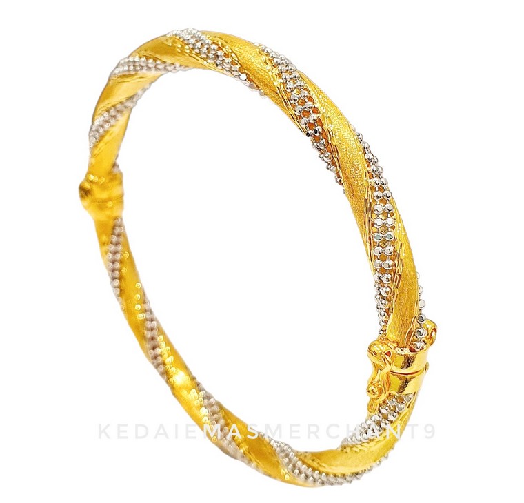 Merchant9 Gelang Pintal Jagung Chrome L:0.4CM