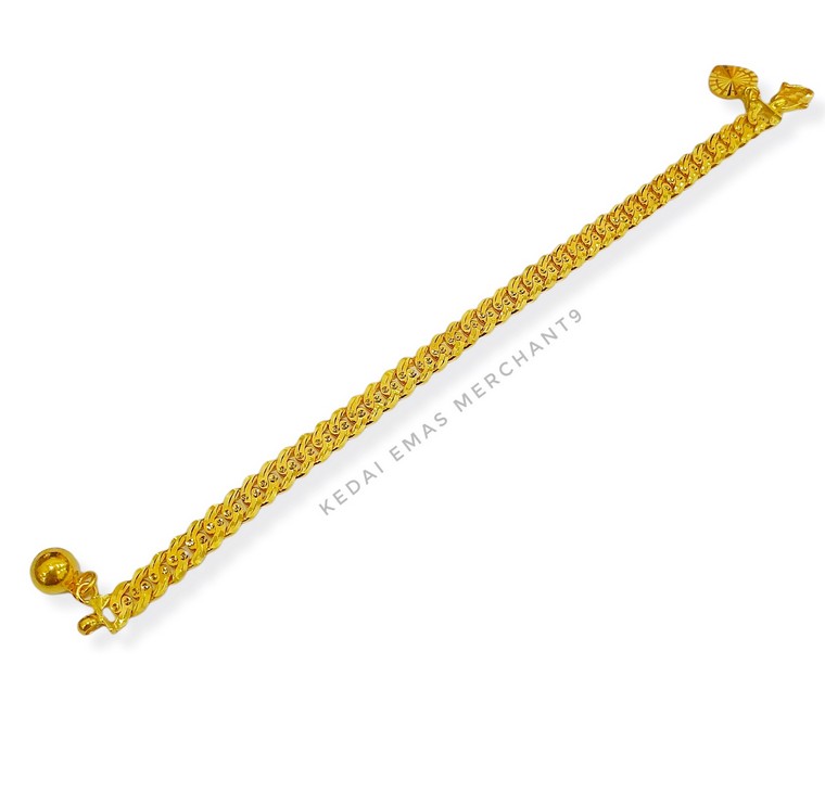 Merchant9 Rantai Tangan Puteri Padu L:0.5CM
