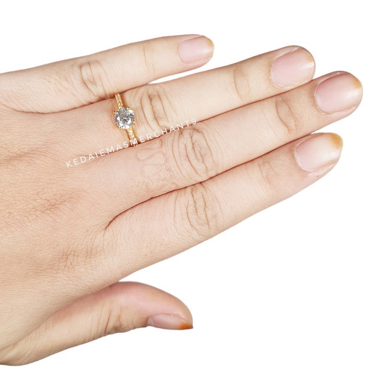 Merchant9 Cincin Emas Permata Cera 9036