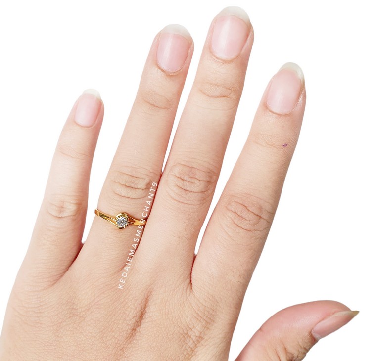 Merchant9 Cincin Emas Permata 6265
