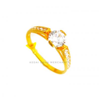 Merchant9 Cincin Emas Permata 916- M6182 Solitaire