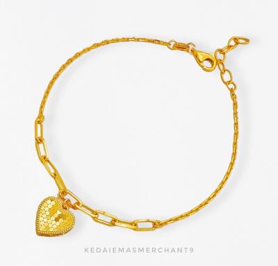 Merchant9 Rantai Tangan Choker Sauh Paperclip Honeylove
