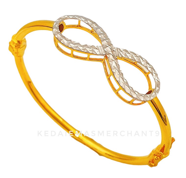 Merchant9 Gelang Infinity Fashion Chrome
