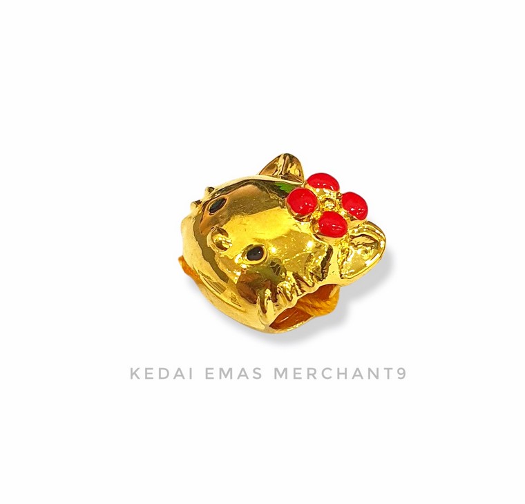 Merchant9 Beads Hello kitty Red