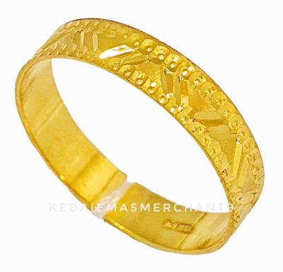 Merchant9 Cincin Belah Rotan Zigzag Dot Dot