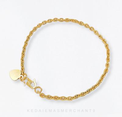 Merchant9 Rantai Tangan Minimalist Sauh Polish L:0.2CM