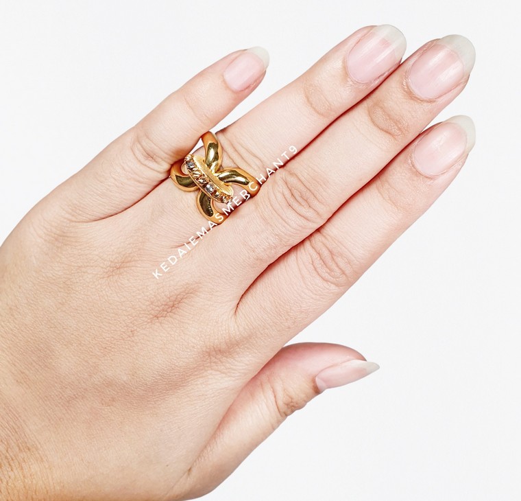 Merchant9 Cincin Emas Zahra Belt Boba 2C