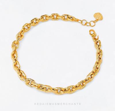 Merchant9 Rantai Tangan Sauh Dimensi L:0.5CM