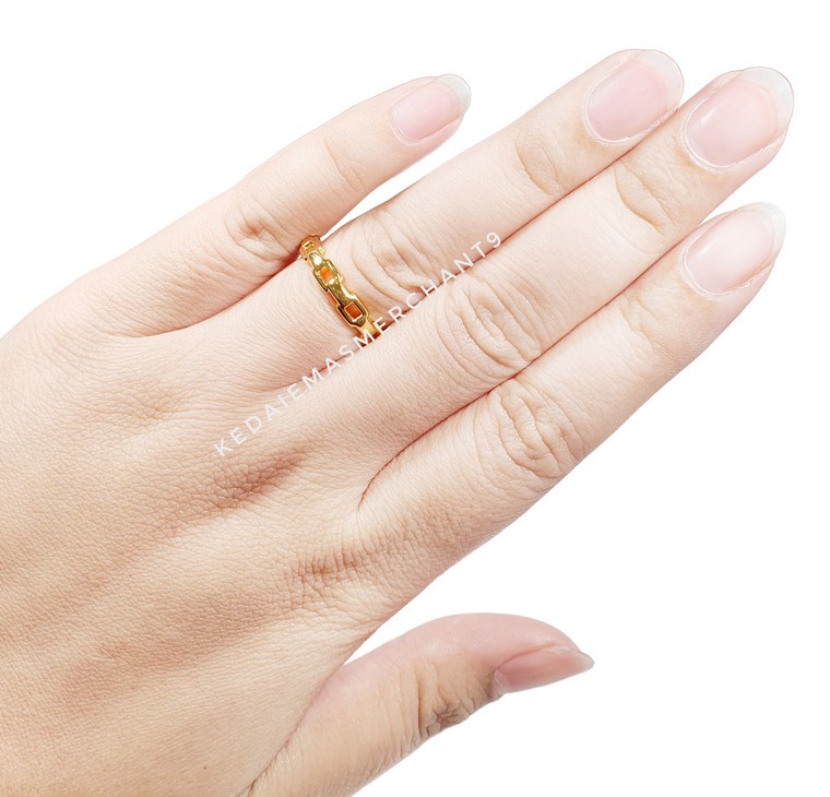 Merchant9 Cincin Emas LUNA 999 Sauh Kendi