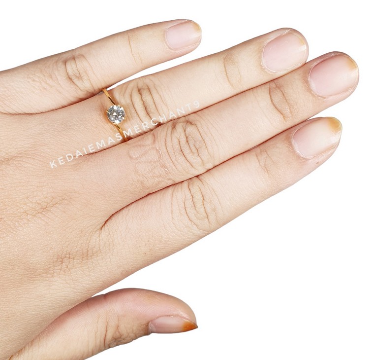 Merchant9 Cincin Emas Permata 9041 Cera