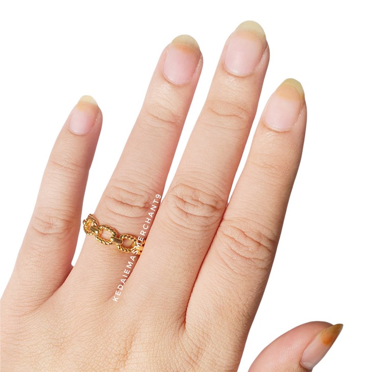 Merchant9 Cincin Emas LUNA 999 Gold Series Sauh Rope