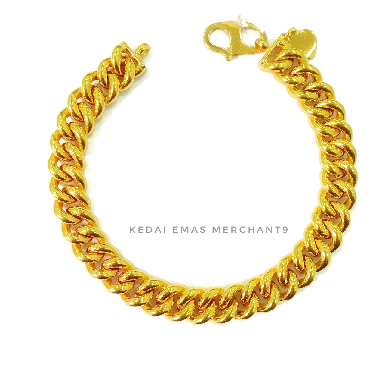 Merchant9 Rantai Tangan Gajah Licin L:0.75CM