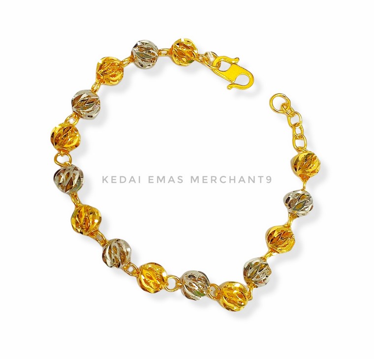 Merchant9 Rantai Tangan Candy Kerawang 2C L:0.6CM