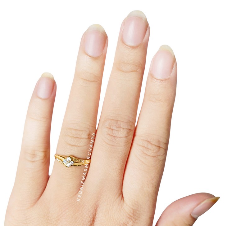 Merchant9 Cincin Emas Permata 6523