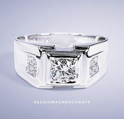 Merchant9 Cincin Perak Batu Putih Purnama JG015WH