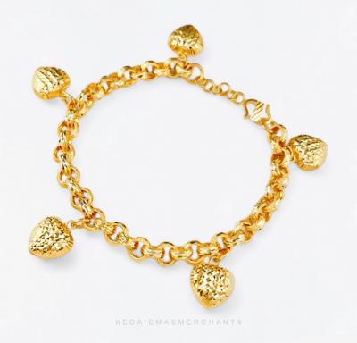 Merchant9 Rantai Tangan Kendi Pasir Dimensi Gantung Love L:0.6CM