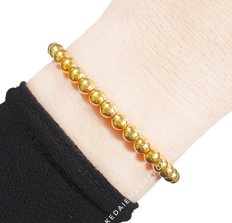 Merchant9 Rantai Tangan Pearl Polish L:0.4CM