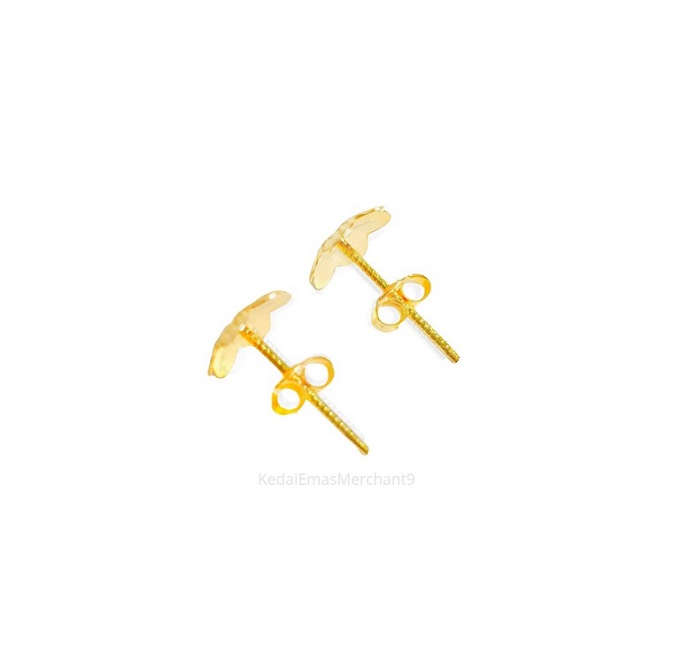 Merchant9 Subang Skrew Bunga Star Pasir L:0.4CM