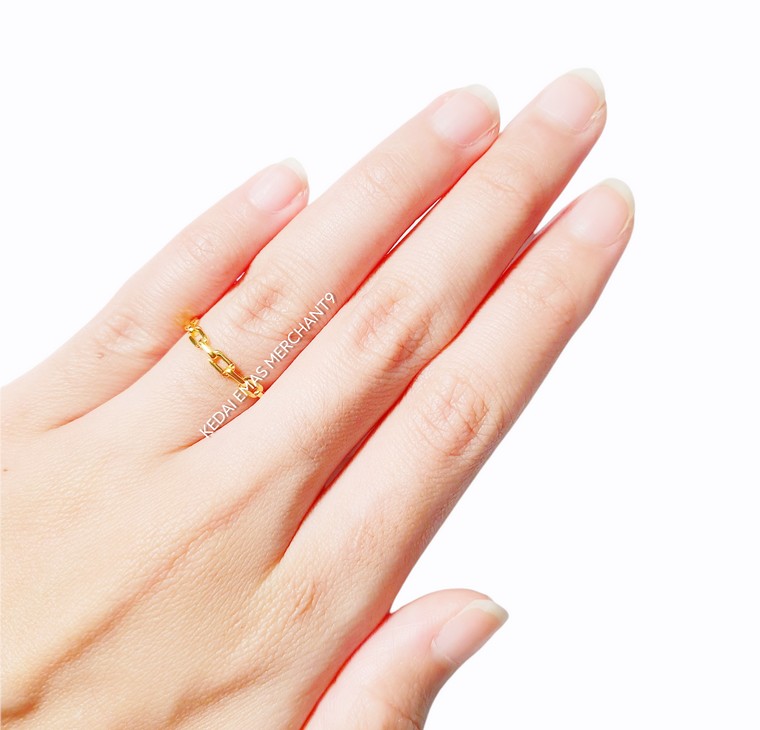 Merchant9 Cincin Emas Sauh Polish Minimalist II