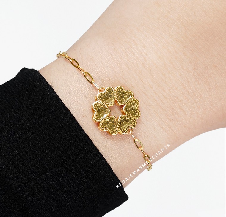 Merchant9 Rantai Tangan Choker Paperclip Honeylove