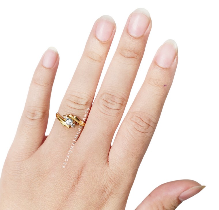 Merchant9 Cincin Emas Permata 6479