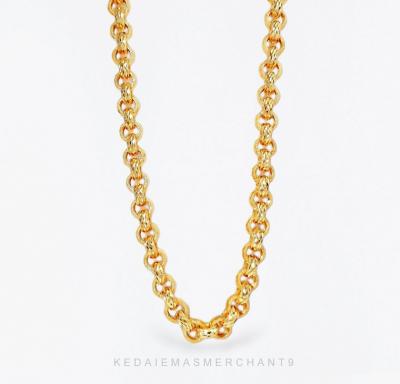 Merchant9 Rantai Leher Kendi Pasir Dimensi L:0.6CM