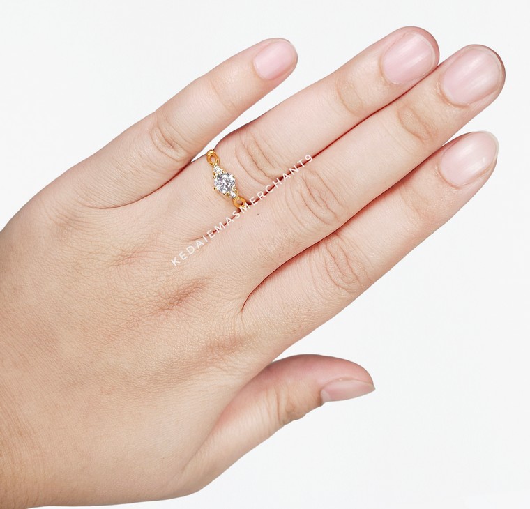 Merchant9 Cincin Emas Permata CERA CR9051