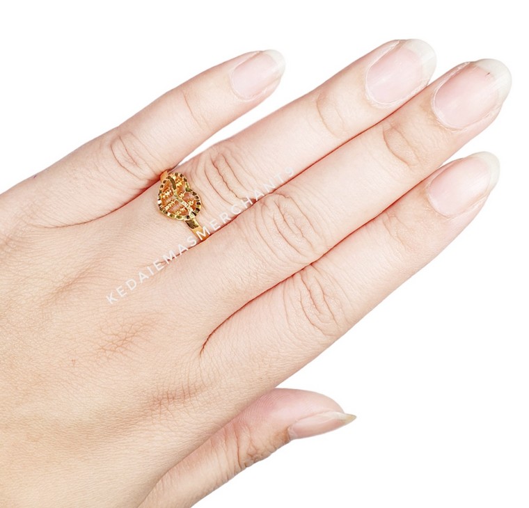 Merchant9 Cincin Emas Love Sempoa