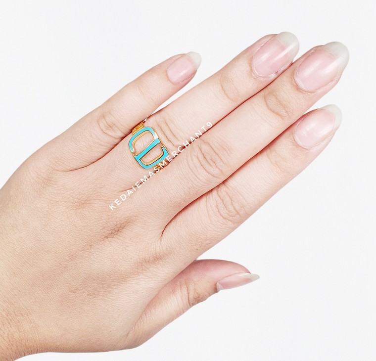 Merchant9 Cincin Emas DR Blue