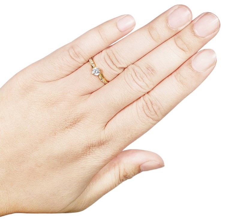 Merchant9 Cincin Emas Permata 6411