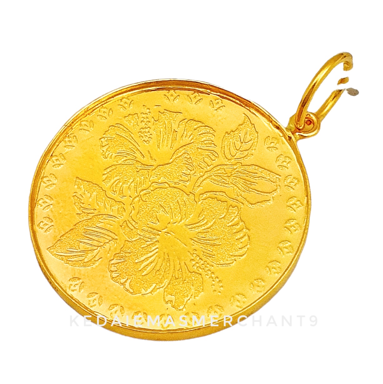 Merchant9 Loket Syiling Bunga Raya L:1.8CM