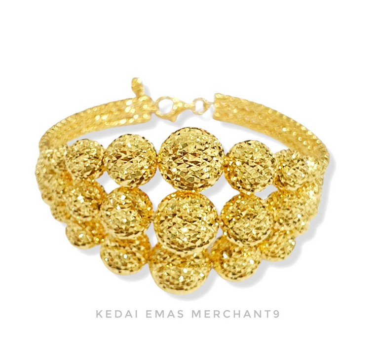 Merchant9 Gelang Bola Bola Italian 3 layer
