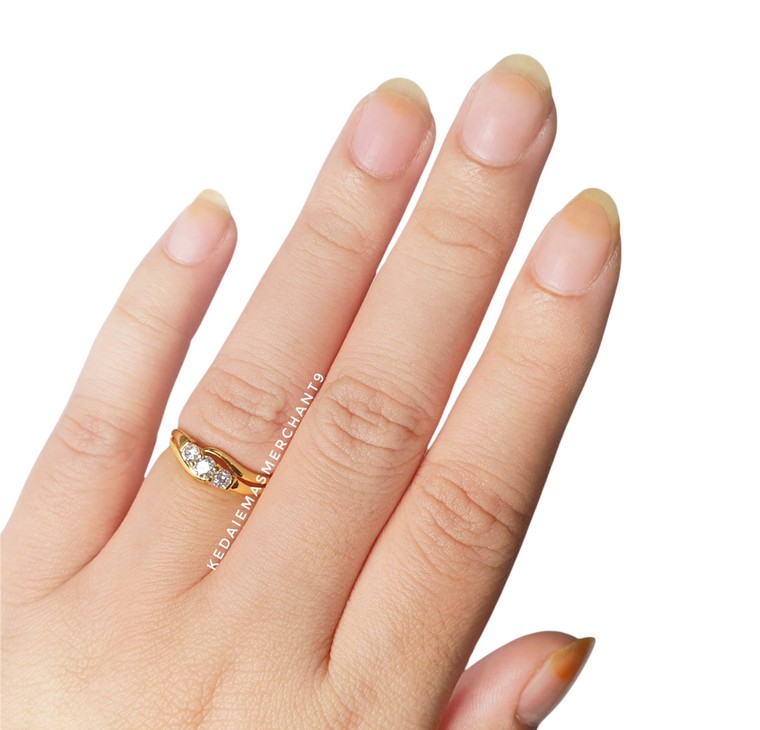 Merchant9 Cincin Emas Permata 6615
