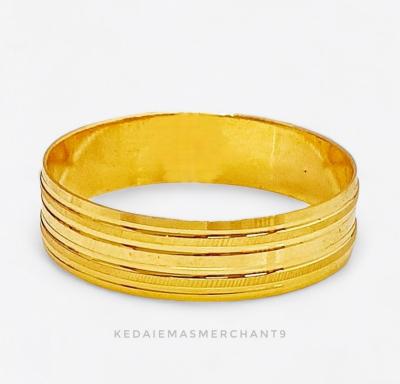 Merchant9 Cincin Emas Belah Rotan Line