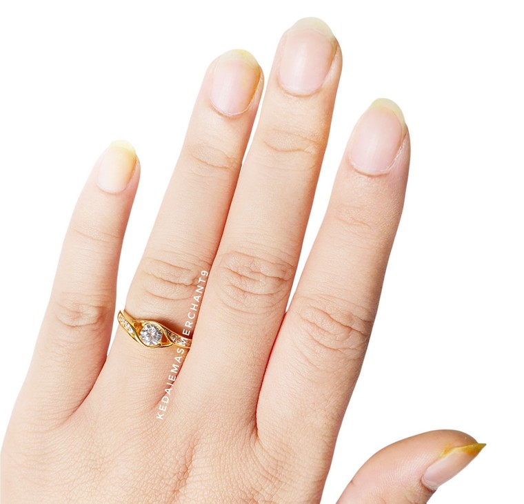 Merchant9 Cincin Emas Permata 9202 Cera