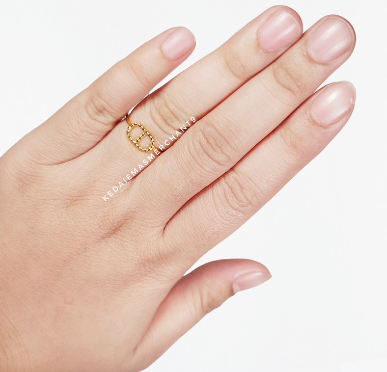 Merchant9 Cincin Emas Minimalist DR Boba