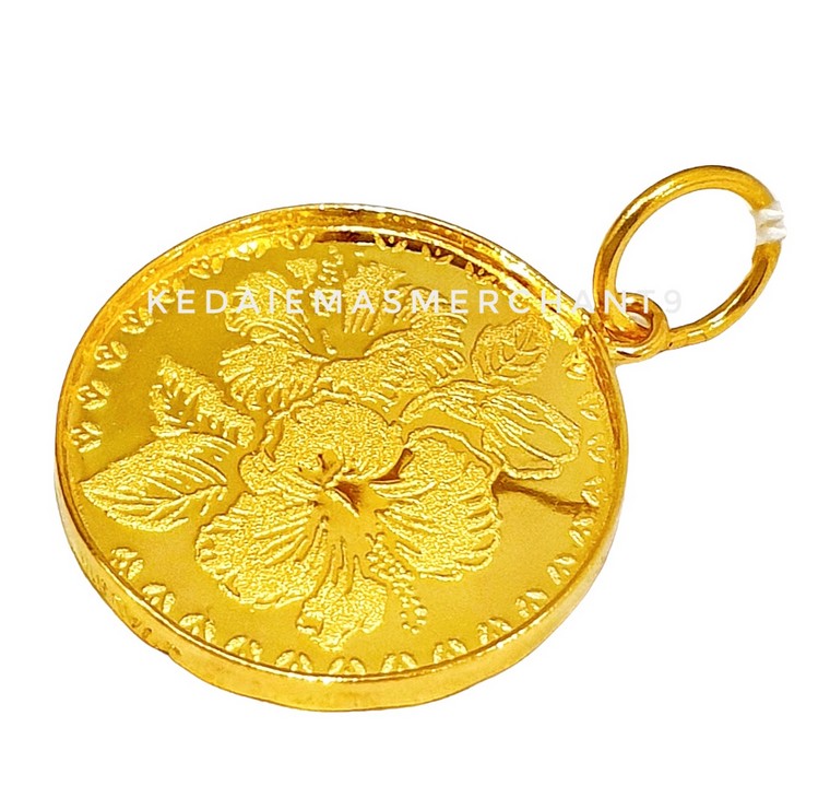 Merchant9 Loket Syiling Bunga Raya L:2CM
